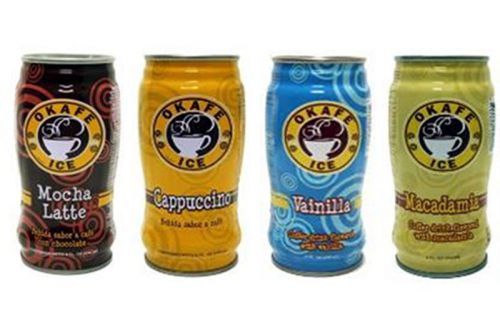 OKA OKAFE ICE - ICE COFFEE - 12 PACK - MIX FLAVORS 8fl.oz.