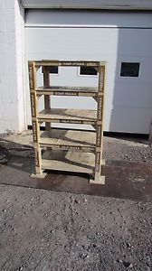 Heavy Duty Material / Stock / Die Rack / 5 Shelf 24&#034; x 36&#034; x 60&#034; Fully Welded