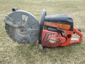 DOLMAR Concrete Cut Off Saw Model PC-7414 Angle Concrete Grinder Used