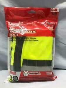 MILWAUKEE High Visibility Performance SAFETY VEST  15 Pockets  48-73-5041  S/M