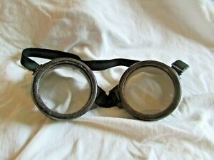 Vintage Steampunk Bakelite  Welder/Safety Goggles Clear Lenses - Cesco #537