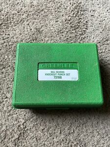 Greenlee BALL BEARING KNOCKOUT PUNCH Set 737BB Machine Tools