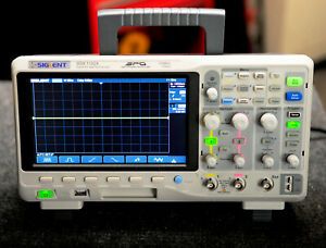 Siglent SDS1102X 100 MHz 1GSa/s Digital Storage Super Phosphor Oscilloscope.