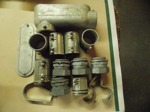 2&#034; EMT conduit fittings assorted lot