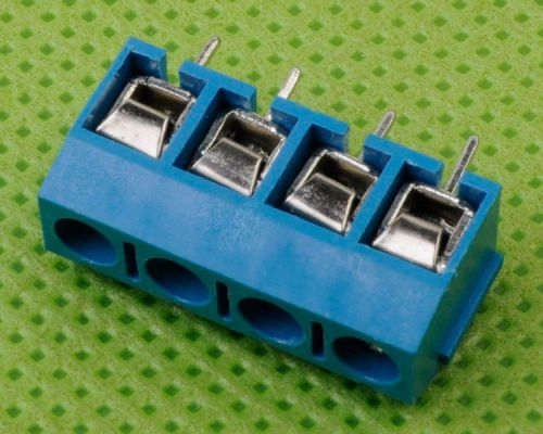 30PCS KF301-4P 5.08mm Blue Connect Terminal Blue Screw Terminal Connector