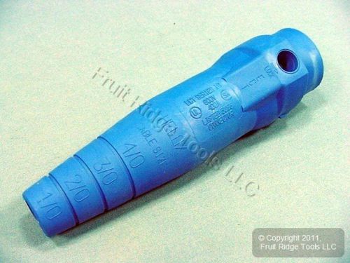 5 Leviton Blue 18 Series Male Cam Plug Connector Insulating Sleeves 18SDM-14B