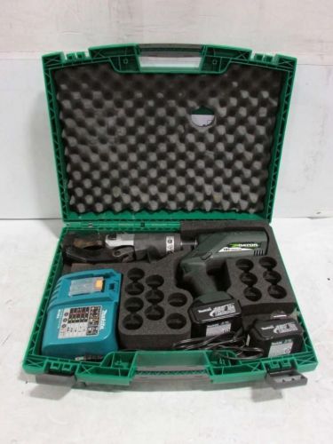 Greenlee gator esc85l 18v cable cutter w/120v charger &amp; case for sale