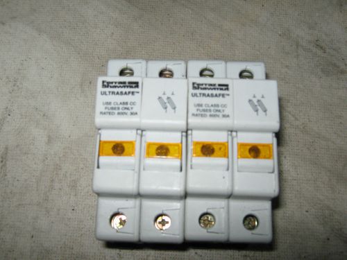 (q4-3) 2 ferraz shawmut usc-c2i fuse holders for sale