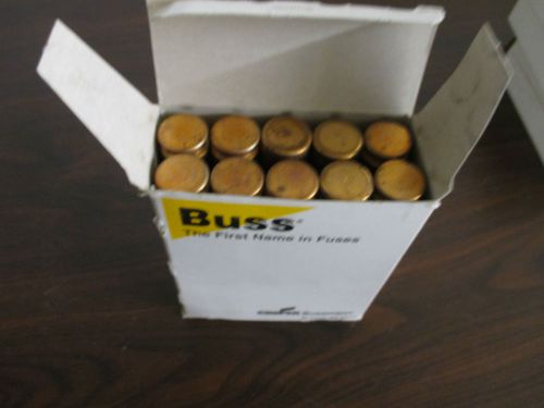 10 BUSS BUSSMAN FRS-R-15 FUSE TIME DELAY 600 VOLT FUSETRON DUAL ELEMENT