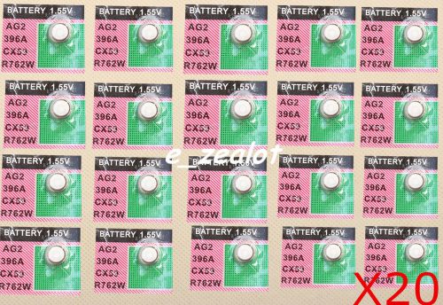 20PCS AG2 Button Batteries coin batteries watch batteries Perfect