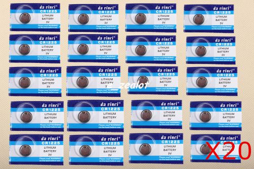 20PCS CR1225 Button Batteries 3V Button Cell Batteries Watch Key Remote