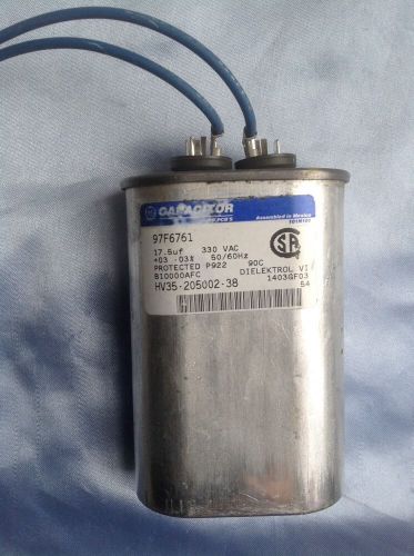GE Capacitor  17.5 uF , 17.5 MFD (micro Farad) 330 Volt VAC