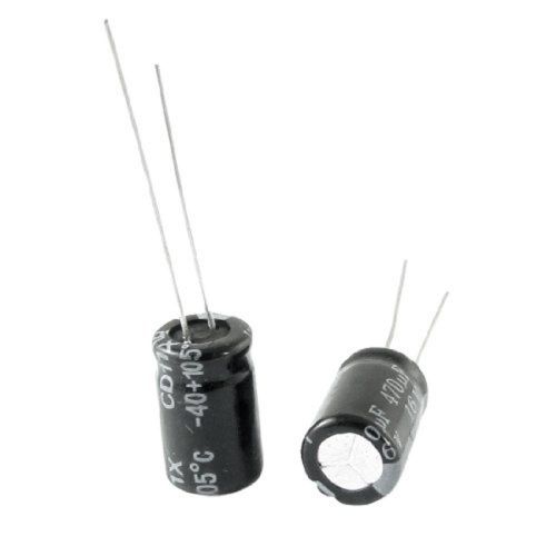 2015 10 x 16V 470uF Aluminum Electrolytic Capacitor 8X12mm