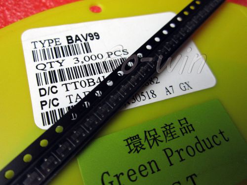 200pcs bav99 diode array 70v 200ma sot23 new for sale