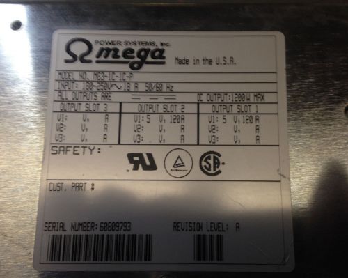 1PC OMEGA MG3-1C-1C-P POWER SUPPLY