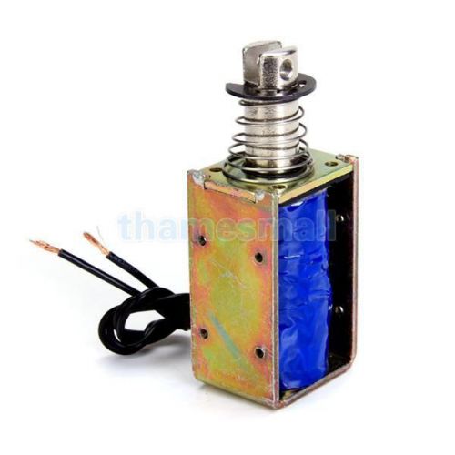 Dc 24v pull type open frame solenoid electromagnet holding force 15n #02882 for sale