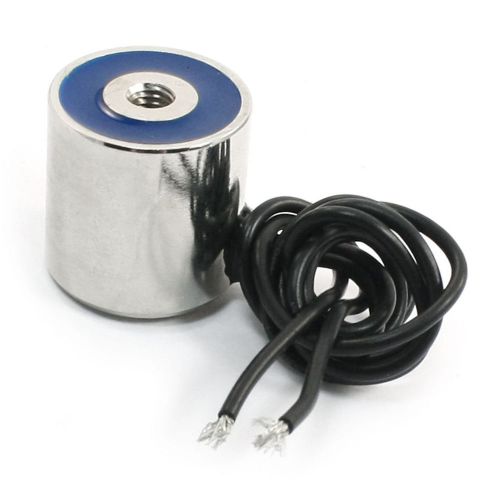 22Lb Sucking Disc Solenoid Lift Holding Electromagnet DC 24V 25x20mm