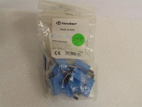 LOT OF 10 FINDER DIODE MODULE A1 6-220V DC 9980300000 (C6-3-259)