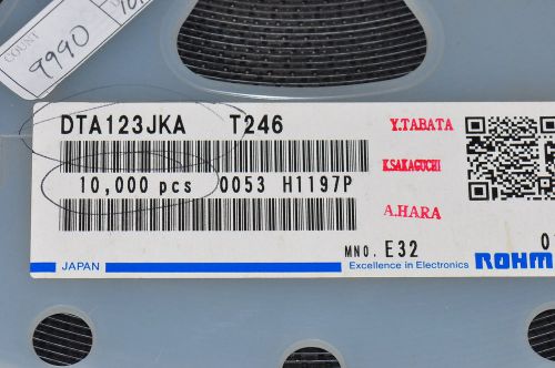 375-PCS PREBIAS PNP 200MW ROHM DTA123JKAT246 123JKAT246