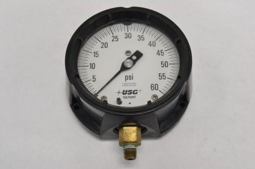 USG SOLFRUNT TUBE PH BRZ PRESSURE 0-60PSI 4 IN 1/4 IN GAUGE B274323