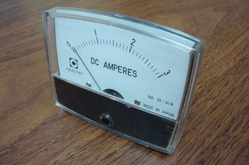 ~CALECTRO PRECISION 3 AMP DC Analog Panel Meter DL-918