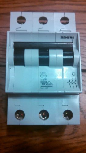 Siemens Curcuit Breakers, 5SX4 C10