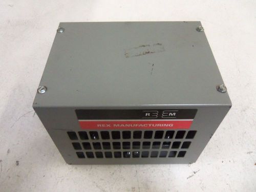 REX MANUFACTURING 3PR0027C5H TRANSFORMER *USED*