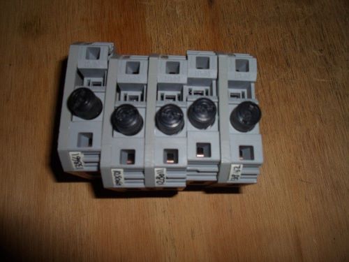 WAGO 282-122 FUSED TERMINAL BLOCK (USED) LOT OF 5