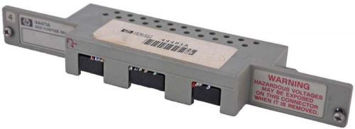 HP 44471A-CONN 10-CH General Purpose Relay Module Screw Terminal Connector Block