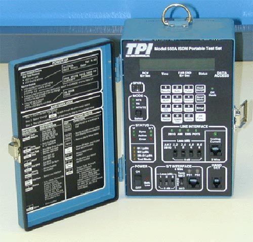 Ttc / acterna tpi model 550a isdn bri basic rate test set for sale