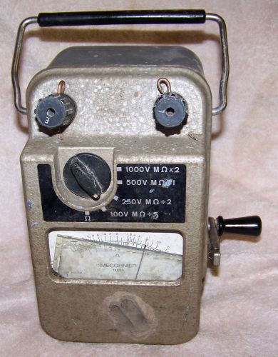 HERMAN H. STICHT MEGOHMER MEGOMMETER TESTER  CAT #718