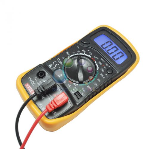 Lcd digital multimeter multitester ac dc ohm volt meter for sale