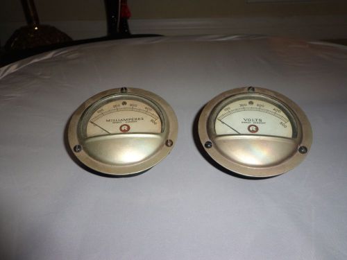 Vintage Minty Lot of 2 Krohn-Hite Corporation Corp Gauges Meters Testing Old