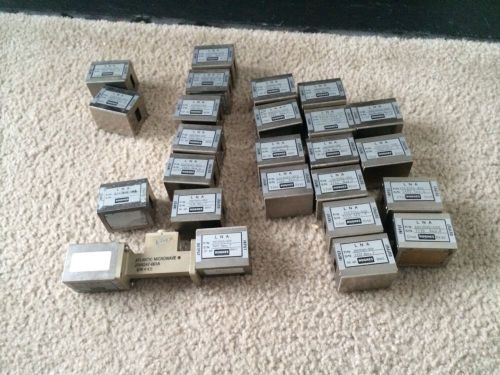 25 Waveguides Amplifier Hughes L N A 2007045-001 003 006 Lot Look