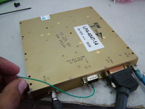 RF POWER AMPLIFIER 1.8 - 2GHz 50db 10 WATT 1.9GHz 1900MHz . LPA-4047-14  NEW