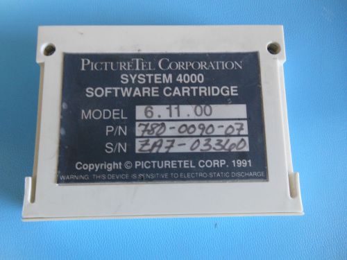 Picturetel corporation system 4000 software cartridge model 6.11.00 for sale