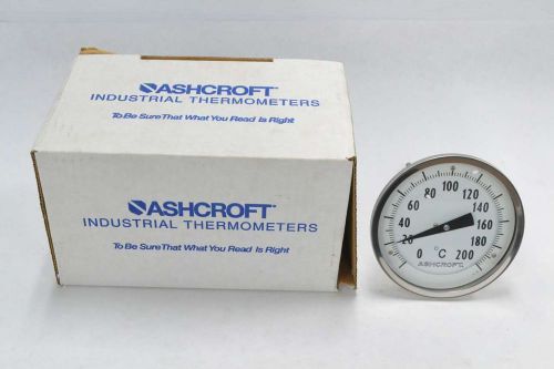 NEW ASHCROFT VE3ACBF 50-EI-60R-060 THERMOMETER BI METAL 1/2IN NPT 200C B354029