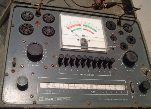 KNIGHT TUBE TESTER for radio tubes USA