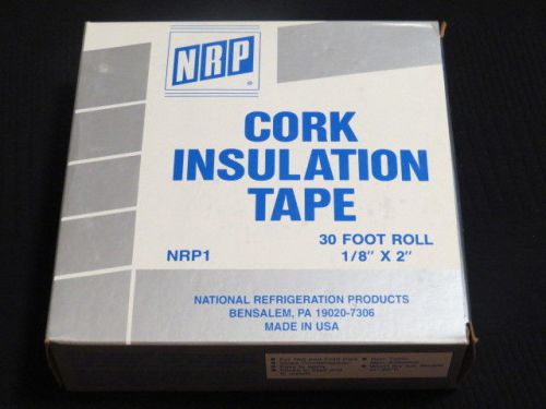 NRP ~ Cork Insulation Tape ~ 30&#039; x 1/8&#034; x 2&#034; ~ -20 degrees F to 160 degrees F