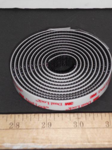 3m black dual lock vhb  type 400  1/2&#034;w x 6 ft. roll sj3551 for sale