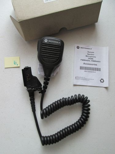 NEW IN BOX MOTOROLA RADIO SPEAKER PMMN4051B JEDI BASIC RSM THREADED A/JACK (235)