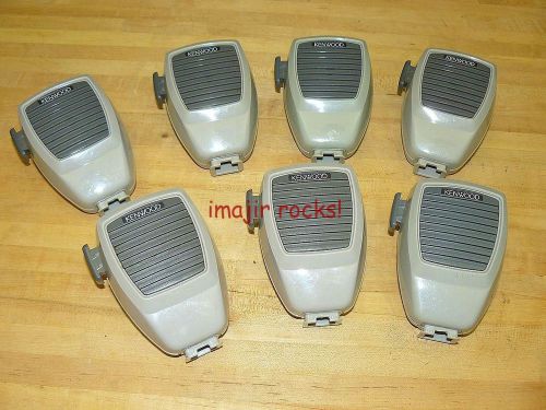 BIG LOT OF 7 KENWOOD KMC-27 MICROPHONE HEADS ONLY TK780 TK790 TK890 GREAT DEAL!