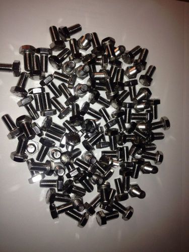 Stainless steel metric hex bolts m8 x 5/8&#034; qty 100 for sale