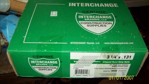 INTERCHANGE clipped head strip nails 31/4 x .131 #10558 (2500 ct)