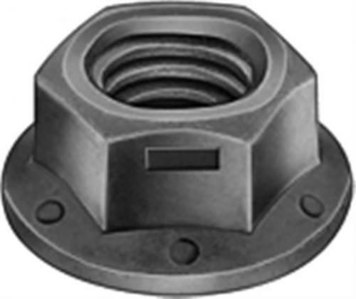 1/2-13 Grade G Stover All Metal Locknut Flanged UNC Black, Pk 10