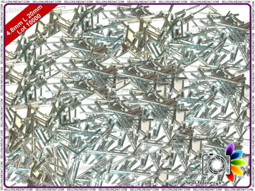 Open Dome Aluminum Blind Pop Rivets - Wholesale Pack 10000 - 4.8 mm X 20 mm