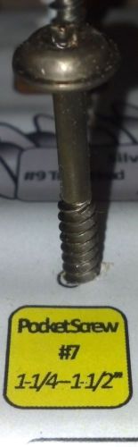 #7 x 1-1/4&#034; Coarse Thread CTX Star Drive Pocket Screws Type 17 1000/Case