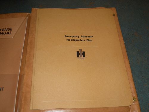 international harvester truck  industrial defense manual