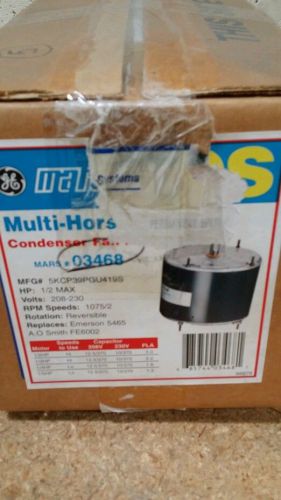 03468/ 5KCP39PGU419S Multi-Horsepower Condenser fan motor