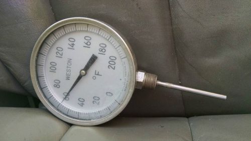 Weston 4500 Temperature Gauge/Thermocouple 0-200 F